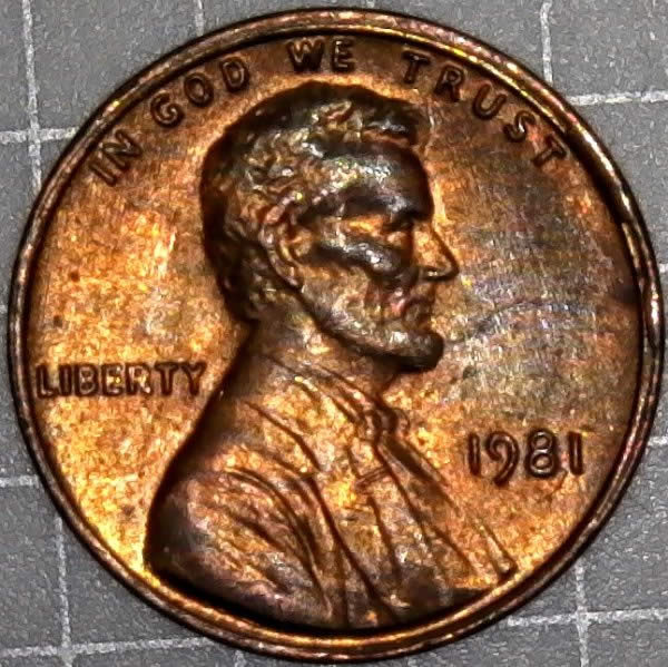 1981-P-Lincoln-Memorial-Cent-With-Nice-Rim-Cuds!-There's-2-Of-Them